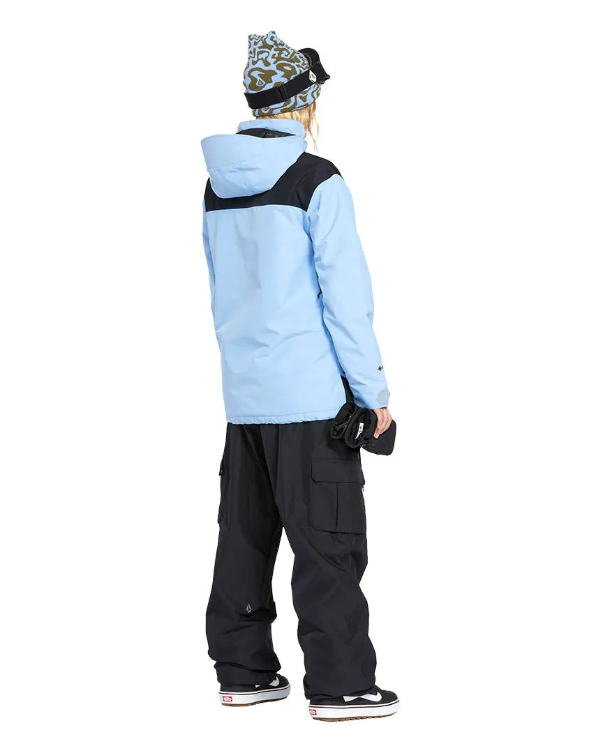 Womens Fern Ins Gore Pullover Winter Jacket - Crystal Blue