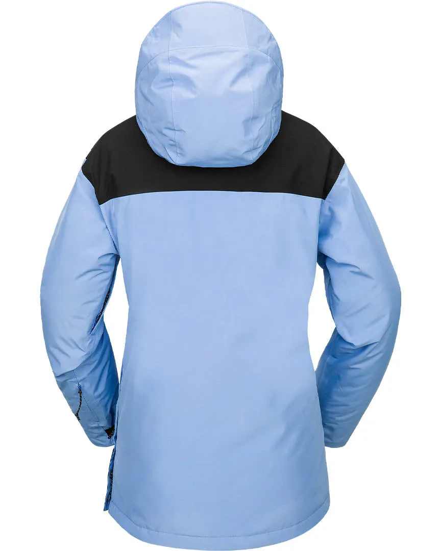 Womens Fern Ins Gore Pullover Winter Jacket - Crystal Blue