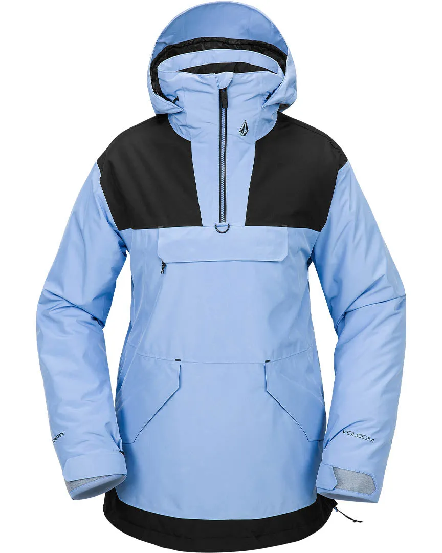 Womens Fern Ins Gore Pullover Winter Jacket - Crystal Blue