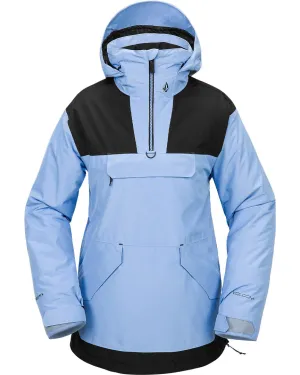 Womens Fern Ins Gore Pullover Winter Jacket - Crystal Blue