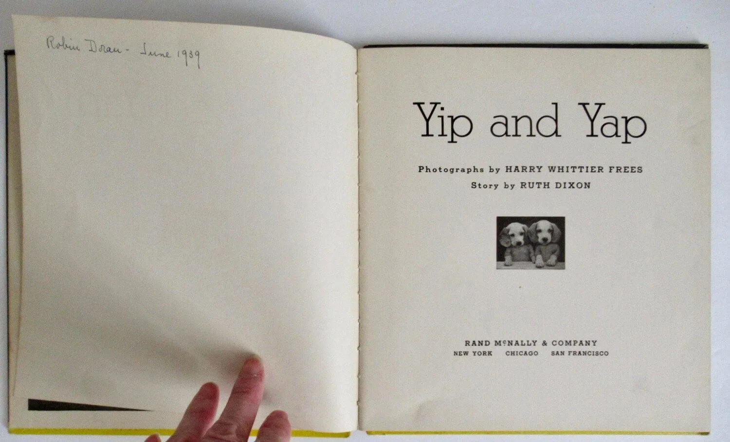 Yip And Yap, by Ruth Dixon - 1938 -  Early Edition